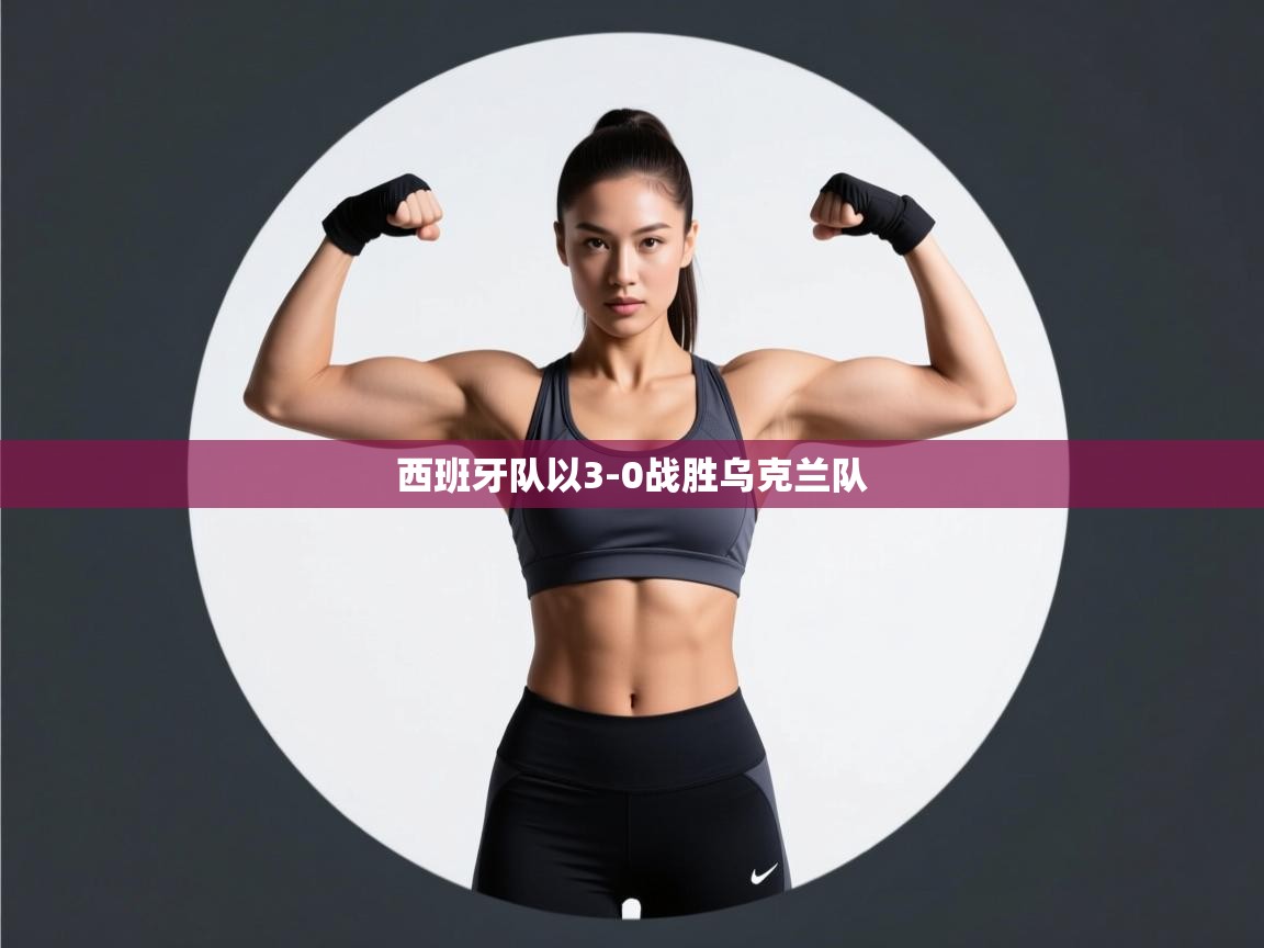 西班牙队以3-0战胜乌克兰队  第1张