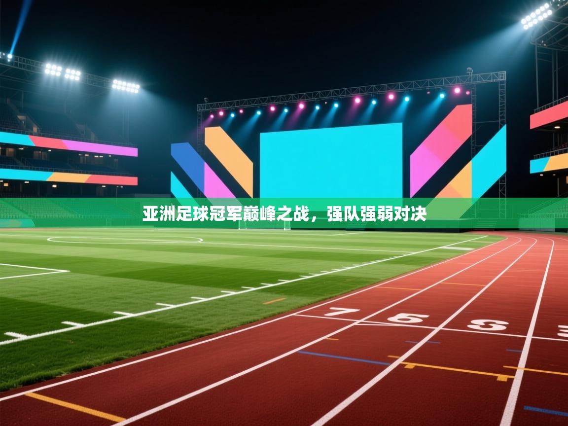 亚洲足球冠军巅峰之战，强队强弱对决  第1张