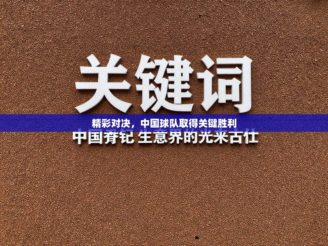 精彩对决，中国球队取得关键胜利  第2张